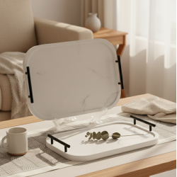 Wooden Tray Set 2 Pcs